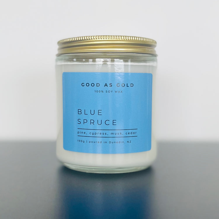 Blue Spruce Soy Wax Candle